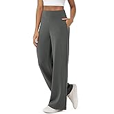 ODODOS Women's Modal Soft Adjustable Wide Leg Pants – High Waist Relaxed Fit Casual Pants with Pockets, 29" Inseam