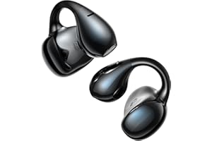 Lytmi CozyClip Open Ear Headphones, Clip-On Earbuds with Bluetooth 5.4, Lightweight and Comfortable, Clear Audio, 22-Hour Playtime, IPX4 Waterproof Earphones for Running and Fitness (Black)