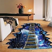 Euone Wall Sticker, 3D Star Series Floor Stickers Mural Decals Vinyl Art Decor (A)