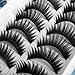 TOOGOO(R) 10 Pair Thick Long False Eyelashes Eye Lashes Makeup