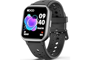 JOYELE Smart Watch for Kids Teens, Fitness Tracker Boy Girls Watch with 19 Sport Modes, Pedometer, Sleep Monitor, Kids Watch Birthday Gifts Toy Gift for Girls Boys 6-16 (Black)