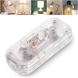 AXFEE 6A DP Inline Switch Torpedo Design 250V for Lamp Desk Light 2/3 Core view 8