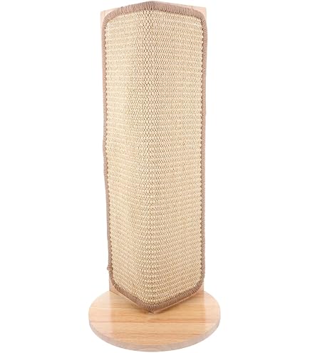 PartyKindom Sisal Wall Corner Scratching Post Cat Furniture Protector Sofa Corner Cat Scratcher