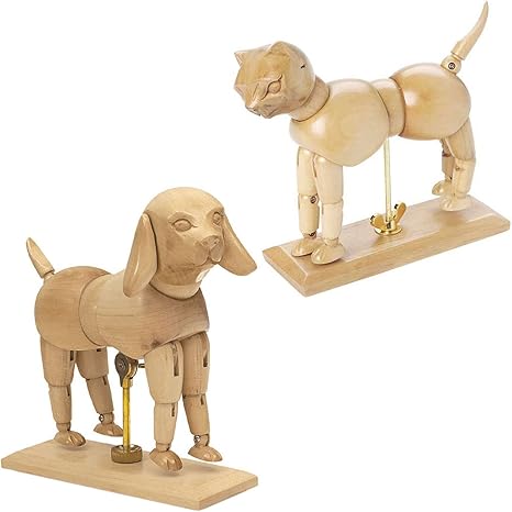 Amazon Co Jp 犬 猫 デッサンマネキンセット ホーム キッチン