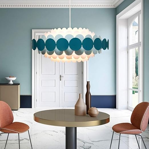 Hancoc Lámpara De Techo LED con Gradas Hardware Araña Blanco Verde Rojo