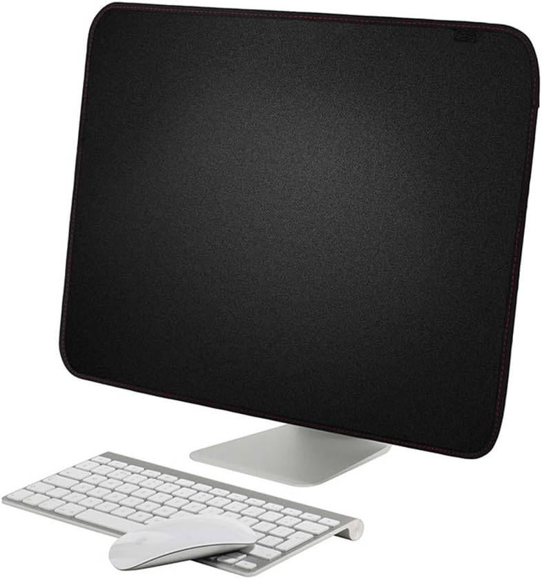 Screen Display Protective Cover for Apple iMac 21",Oxford Cloth Dust and Water Proof PC Monitor Case,Black (iMac 21.5", No Pocket)