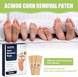 ACWOO Corn Remover Pads 24Pcs Foot Corn Patch Wart Cushions Hole for Feet view 7