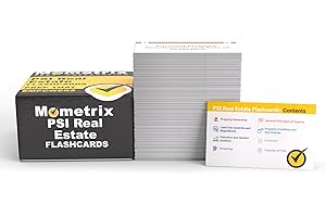 PSI Real Estate Exam Prep Study Cards 2024-2025: PSI Real Estate License Exam Prep and Practice Test Questions [Full Color Cards]