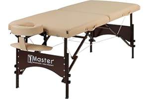 Master Massage 28" Argo Portable Massage Table with Extra Music Master Crescent Round High Fidelity Sound Face Cradle Cushion