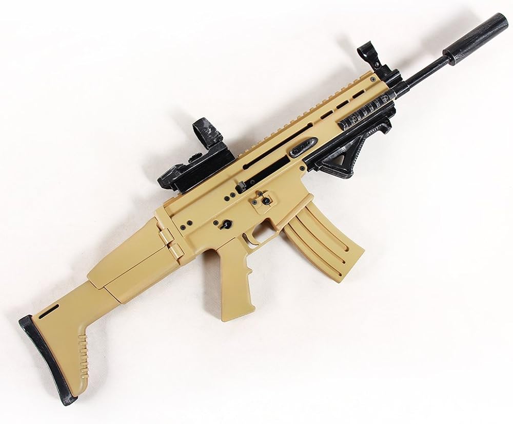 Pubg Or Battle Royale Legendary Scar L Gun Cosplay Weapon Prop Clothing Amazon Com