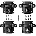 Wocch Tie Down Anchors Cleats Heavy Duty Boxlink Bed Tie Downs with Plates Brackets Anti-Theft Screws for Ford 2015-2025 F150 F250 F350 Pickup Truck Accesories