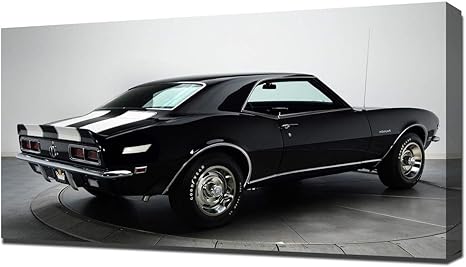 Amazon Com Lilarama Usa 1968 Chevrolet Camaro Z28 Rs V3 Canvas Art Print Wall Art Canvas Wrap Posters Prints