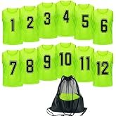 Antoyo Numbers Pinnies Adult Soccer,Scrimmage Vests for Kids Team Training | Lightweigth Soccer Activity Pennies Training Equipment Practice Jerseys for Team Sports