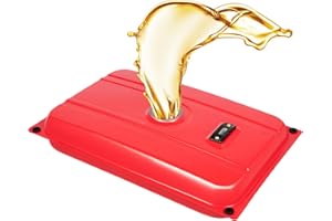 DMSIDN Generator Gas Fuel Tank 5 Gallon, Generator for Honda Series Single-Cylinder Metal Fuel Tank with Gas Cap and Filter, 18.9 Liter Gas Tank for Honda EC2500, Red