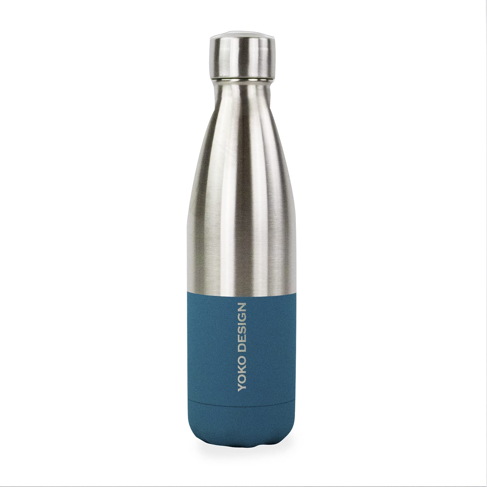 YOKO DESIGN Thermos Flask, Stainless Steel, Duo Soft Blue Canard, 26,5 cm
