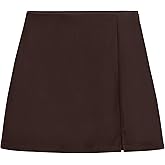Cider Mini Skirt High Waist Zip Up Split Bodycon Fitted Party A Line Skirt