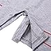 MIOIM Cute Infant Baby Boys Shark Short Sleeve Bodysuit Romper Jumpsuit Onesie, 12-18 Months(90) Gray