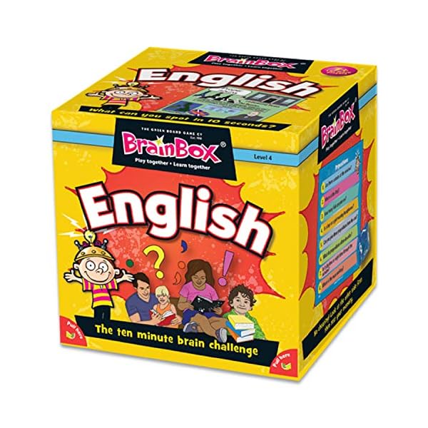 The-Green-Board-Game-Co-BrainBox-English-Card-Game-Supports-Key-Stage-2--Ages-7-11 BrainBox | English | Card Game | Ages 7+ | 1+ Players | 15 Minutes Playing Time
