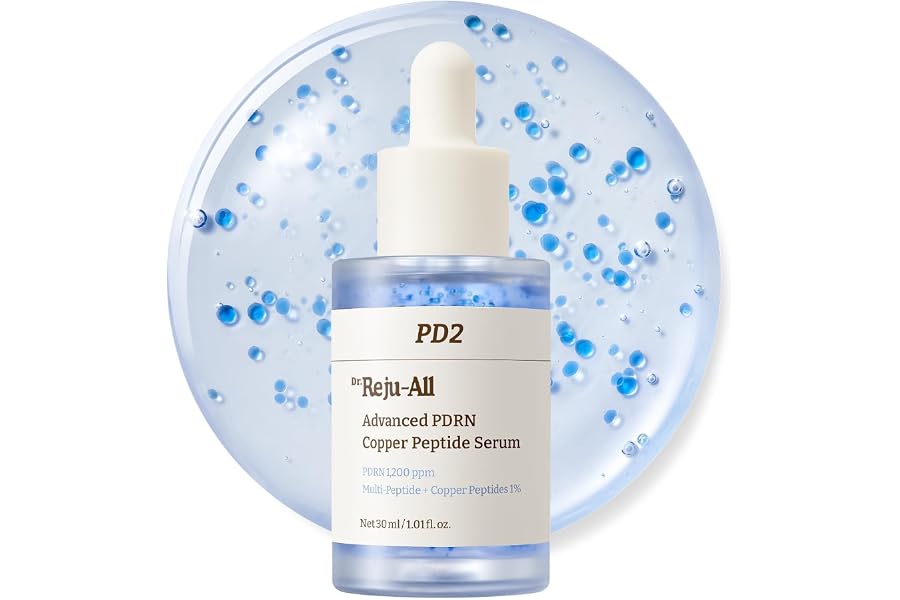 Dr.Reju-All Advanced PDRN Copper Peptide Serum – GHK-Cu with PDRN Serum for Face – Copper Peptides for Firming & Skin Elastic
