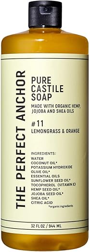ザ・パーフェクトアンカー ピュアカスチールソープ 944ml レモングラス&オレンジ ボディソープ