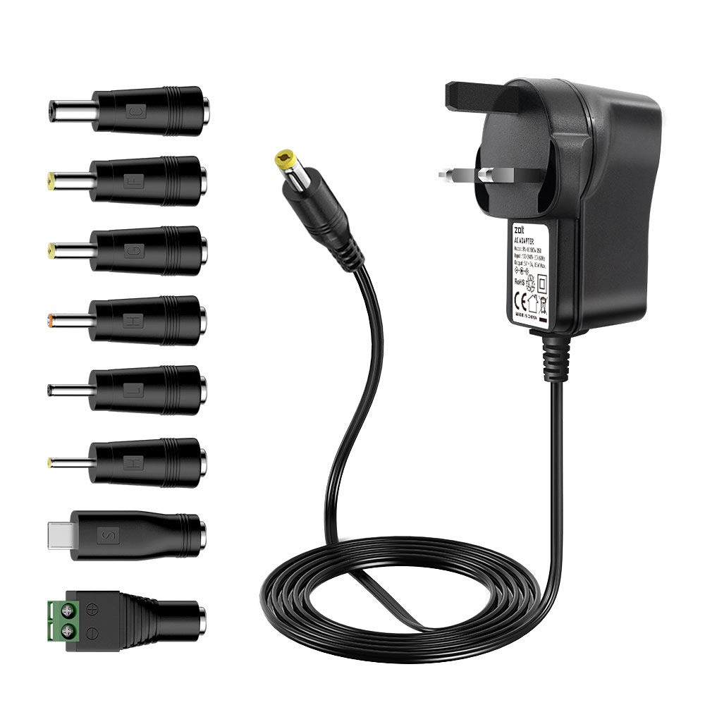 Buy Zolt 5V 3A Universal Power Supply Adapter, AC to DC 5 Volts Adaptor