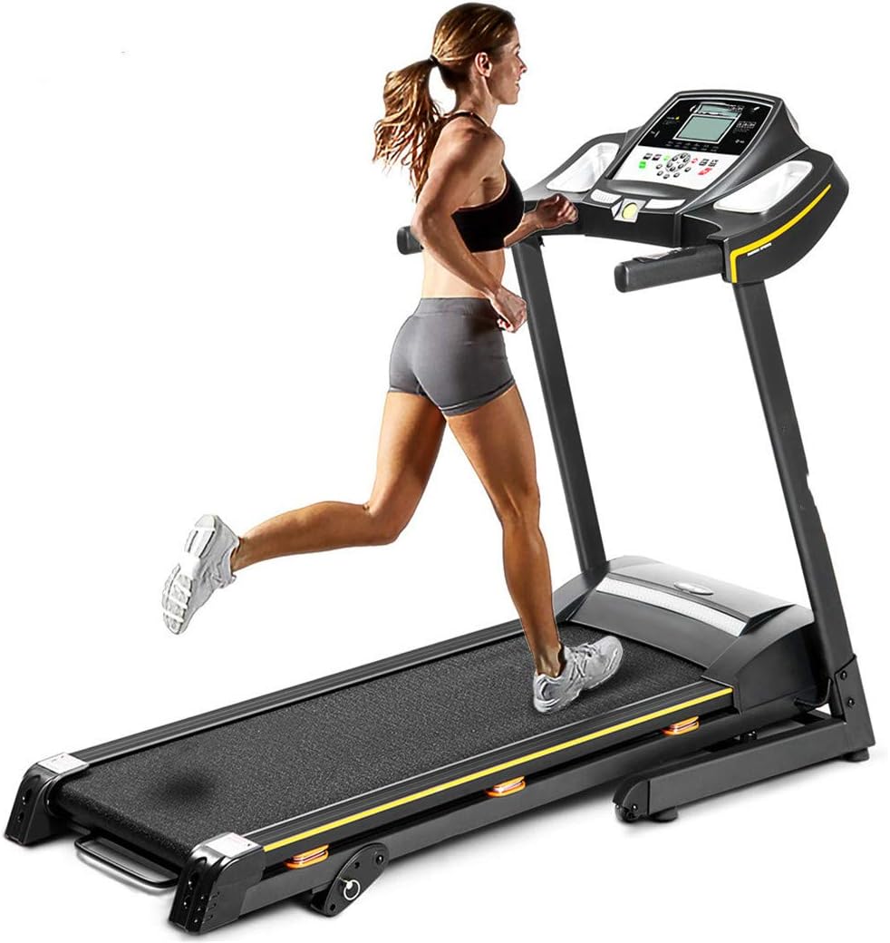 shbghy Folding Treadmill, Home Treadmill, Small Fitness Equipment, Multifunctional Electric Treadmill, Sports Equipment, 152.4 * 67.8 * 127Cm / 60 * 26.7 * 50In
