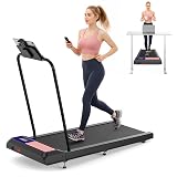 Walking Treadmill Pad with Incline Handle Bar, Silent and Fitness Equipment, Treadmill with 4-in-1 Modes, Easy Assembly, Portable Home Gym Equipment