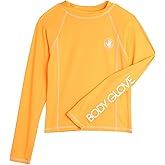 Body Glove Boys Swim Shirt - UPF 50+ Sun Protection Quicky Dry Long Sleeve Rash Guard for Boys Youth Kids Swimwear (5-14)