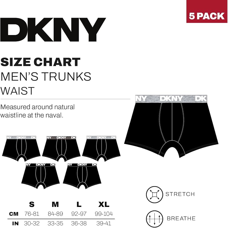 Portland Mens Boxers Shorts Multipack | Pack of 5 Cotton Boxers for Men | Soft Breathable Trunks, Premium Cotton Fabric | Mens Underwear Trunks | Ideal Gifts for Him, Black, XL