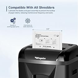 Wingwise 48-Pack Shredder Lubricant Sheets, 8.5 x 6