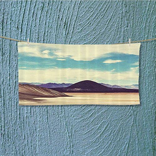 Photo Or Text Image DIY Personalized Custom Towels/Hand Towel Acrylic for Beach, Pool or Bath! Unisex towels!(Americana Northern Brazilian Plateau Wanderlust Serene in Abandoned Rocks Paint Fabri)