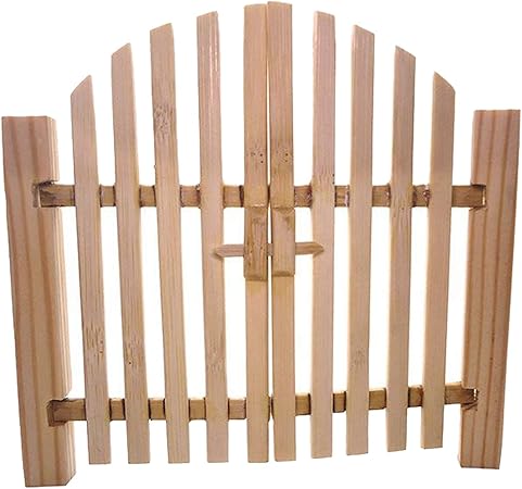 Amazon Kowaku 1 6 1 12ドールハウス用 ガーデンドア ゲート 天然木製 未塗装 ミニチュア ガーデンフェンスイン 扉 Diy 造園 庭 装飾 家具 おもちゃ