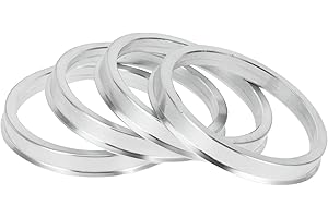 INFINAUTO Hub Centric Rings, 63.4mm ID to 73.1mm OD Vehicle Wheel Hubrings Aluminum Alloy, 4 Pcs