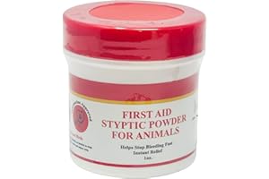 G.B.S Styptic Powder for Animals – Fast-Acting Blood Stop for Dogs, Cats, Birds & Small Pets – First Aid Powder for Nail Bleeding, Minor Cuts & Grooming – 1 oz, Pack of 1
