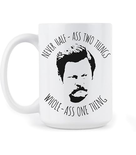 Buy Give Me All The Bacon And Eggs Coffee Mug Ron Swanson Quote...