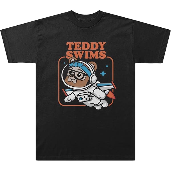 Amazon.com: Teddy Swims Pattern Milk Exclusive T-Shirt, Brown