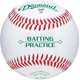 Diamond Sports Batting Practice Low-Seam Baseball (Dozen)