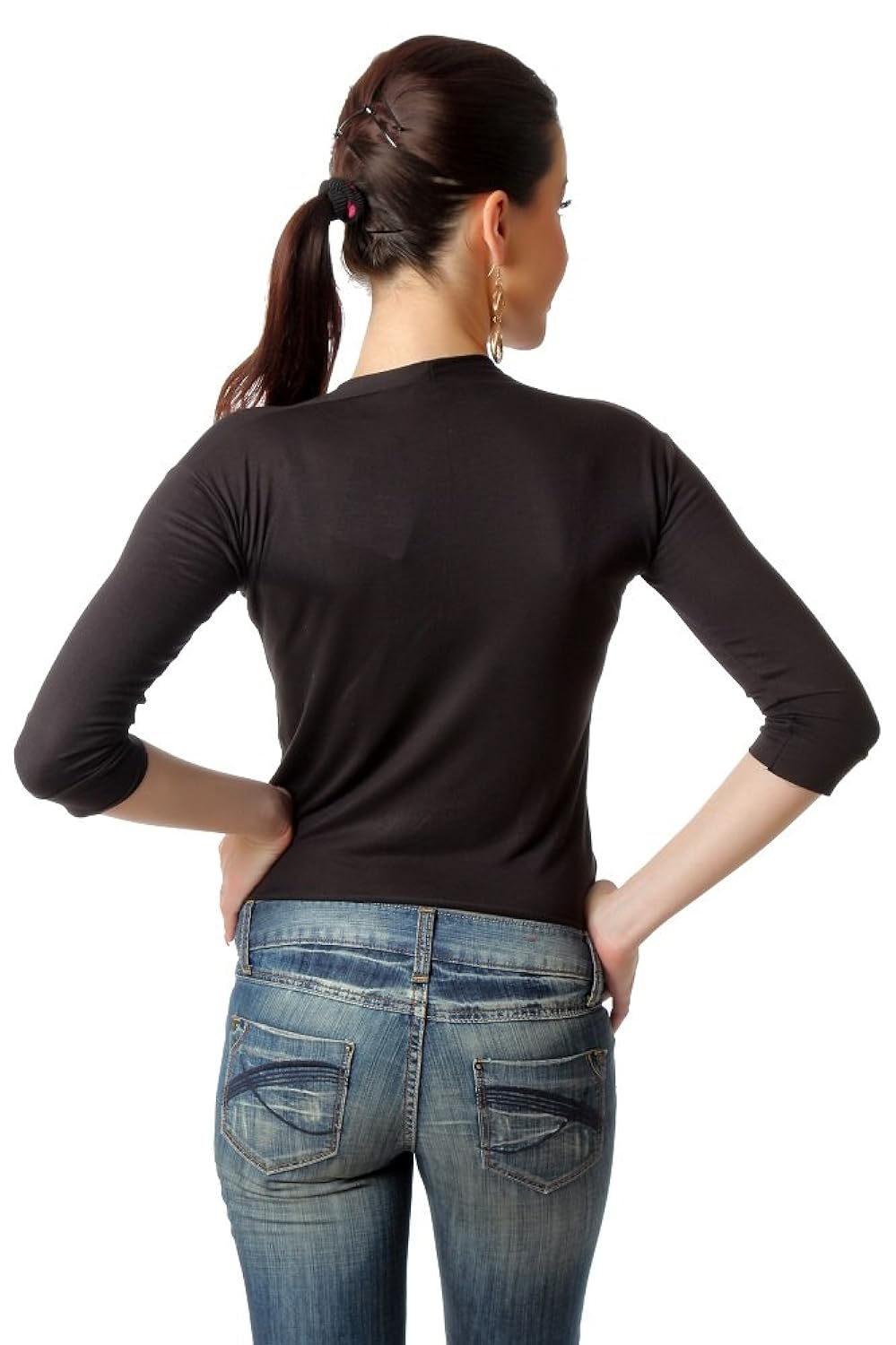 teemoods women's viscose ultrachik waterfall shrug, summer shrug for ladies