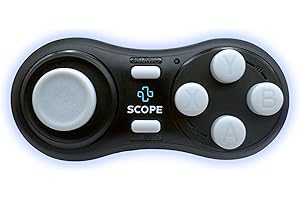 Scope Remote- Remote for Anki. Customizable with Anki Add-on, Compatible with Windows, Mac, iOS, iPad, and Android. Anki Clicker, Anki Controller. Midnight Black, Plus (16-18 Hours Battery)