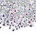 2x 450 pcs 2mm - 6mm Resin Crystal AB round Nail Art Mixed Flatbacks Rhinestones Gems Mix SIZE ~ M1 - 30 [By Zealer]