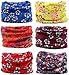 KINREE 6PCS Outdoor Magic Scarf, Elastic Headbands, Headscarves, Headwear, Mask (Sweety)