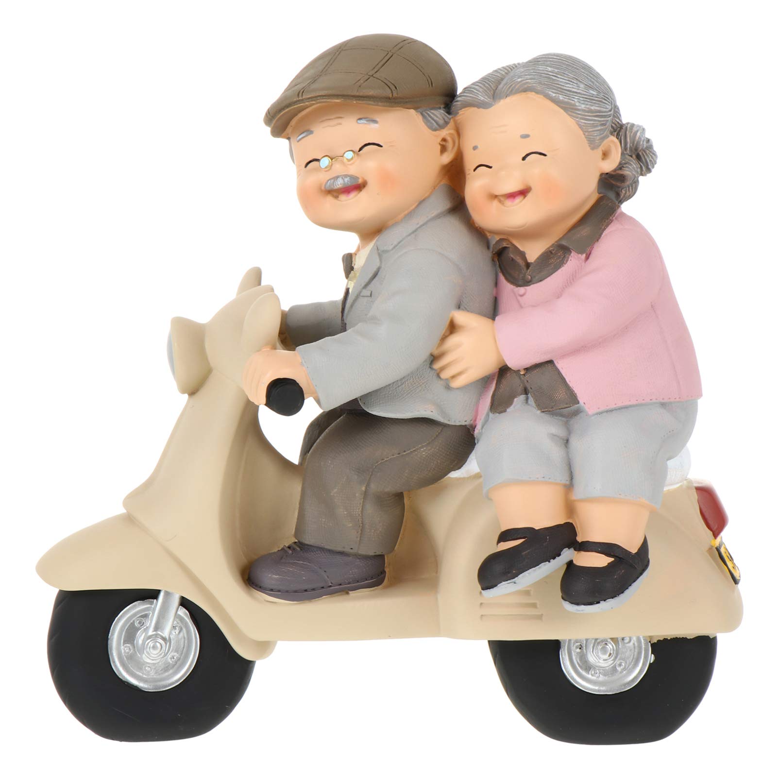 Garneck Old Married Couple Grandparents Day for Parents 50th Figurine Romantic Elderly People