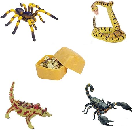 Amazon Goolsky Diy 組み立てられた おもちゃ 3d パズル サンゴ魚 恐竜 野生の生き物 かわいい 爬虫類 砂漠 ポーラーライフ 海洋 動物 パーティー 子供 ギフト おもちゃ おもちゃ