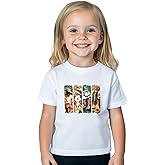 Toddler Cowgirl Shirt for Girls Western Shirts Cow Girl Clothes Horse Graphic Tee Short Sleeve Cotton Summer Outfit 2-8 Years