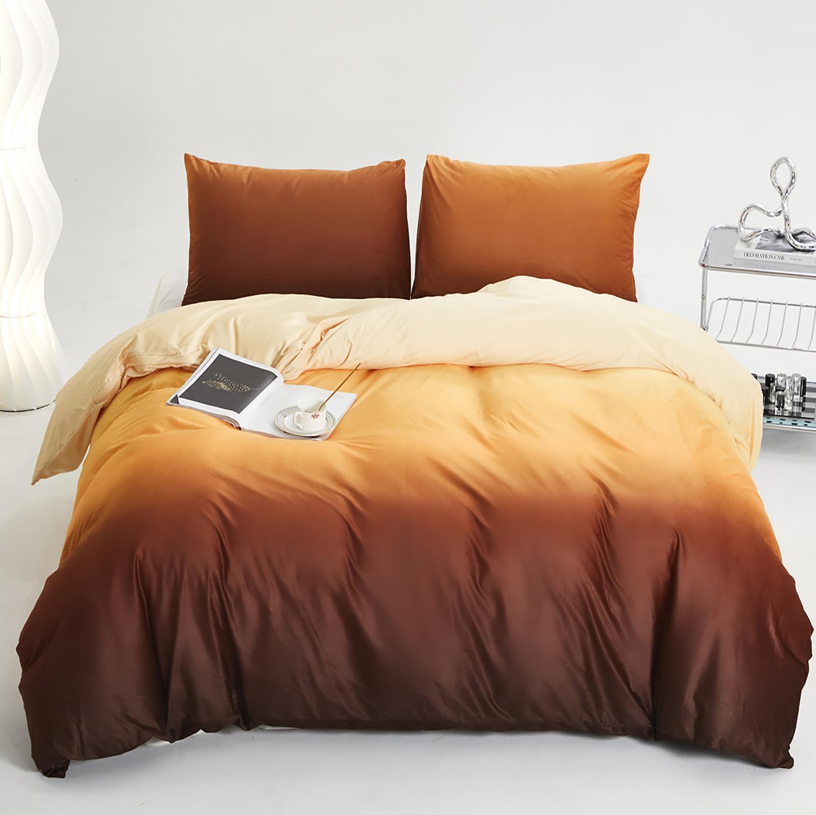 Luxlovery Sunset Color Velvet Comforter Full Women