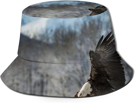 Amazon Uvカット 帽子 ハット レディース 白頭ワシが雪の上に着陸 日よけ帽子 紫外線対策 日焼け防止 熱中症予防 おしゃれ 可愛い 婦人用 ハット 旅行用 日よけ 日射し 海 夏季 女優帽 小顔効果抜群 アウトドア 帽子 ヘッドウェア 通販