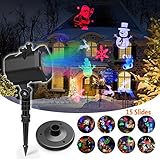 Christmas Led Projector Lights, InnooLight 15 Pattern, Range 40ft Projection Distance Holiday Light Projector, IP65 Waterproof Landscape Garden LED Lights for Various Themes Halloween, Christmas, etc.
