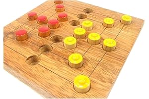 THE BRAILLE STORE Nine Men's Morris or Merrelles Game, Tactile, for The Blind and Sighted - The Braille Superstore and The Blind in Mind