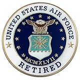 PinMart's U.S.A.F Air Force Retired Lapel Pin