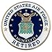 PinMart's U.S.A.F Air Force Retired Lapel Pin